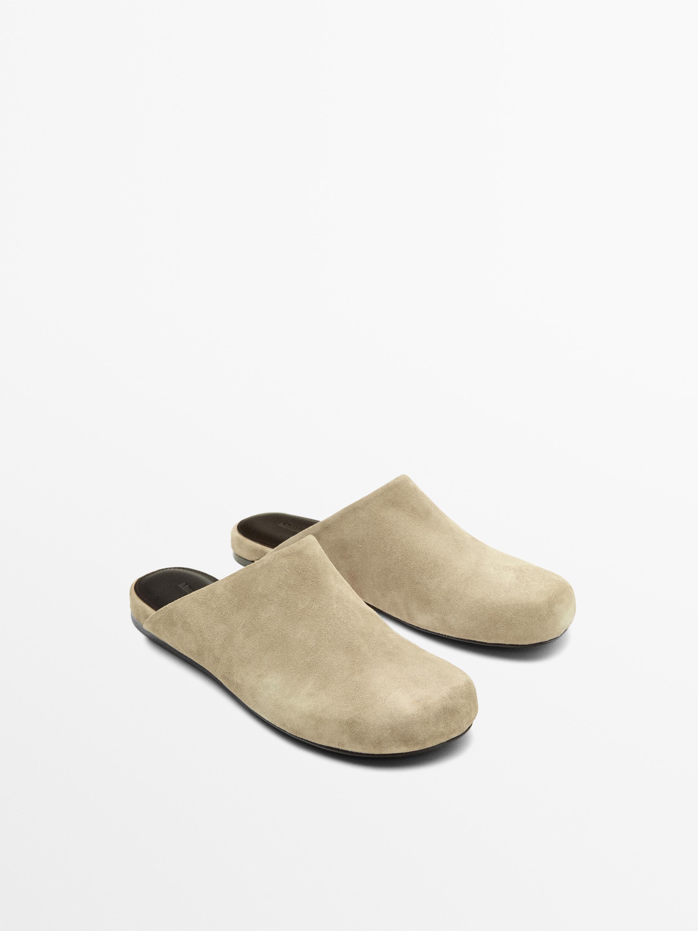 Sabot en croûte de cuir